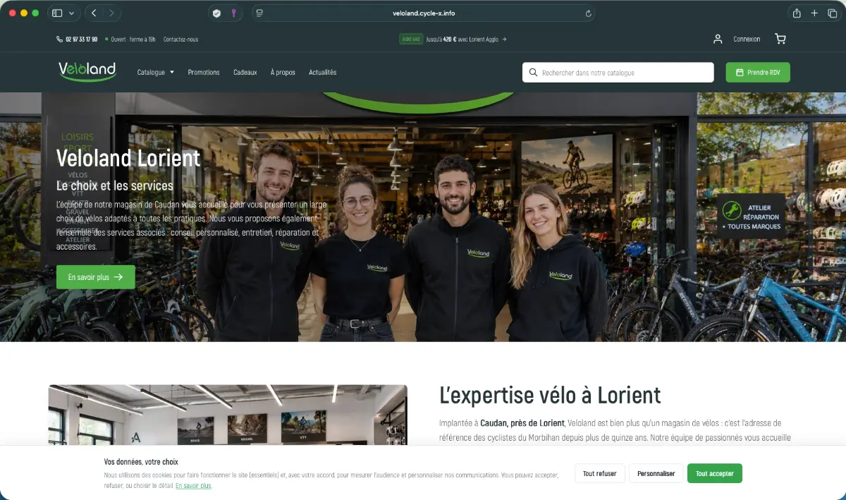 Bannière cookies RGPD pour PrestaShop : conforme CNIL, légère, sans tracker tiers